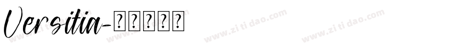 Versitia字体转换
