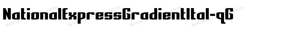 NationalExpressGradientItal-qG0d字体转换