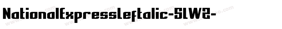 NationalExpressLeftalic-5LWZ字体转换