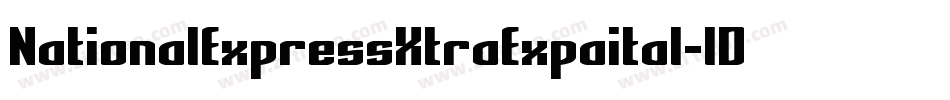 NationalExpressXtraExpaital-lD8D字体转换