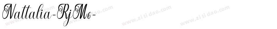 Nattalia-RjM6字体转换