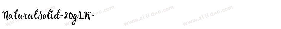 NaturalSolid-2OgLK字体转换