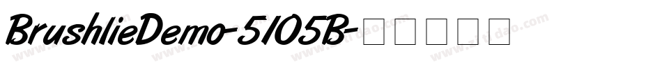 BrushlieDemo-51O5B字体转换