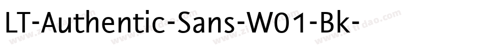 LT-Authentic-Sans-W01-Bk字体转换
