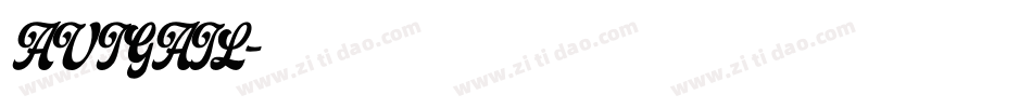 AVIGAIL字体转换