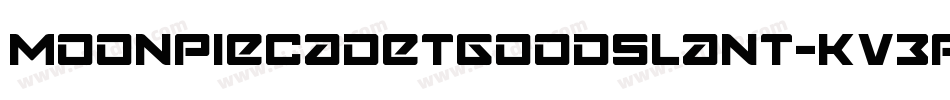 MoonpieCadetGoodslant-KV3A字体转换