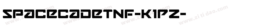 SpaceCadetNf-K1PZ字体转换