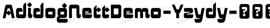 AdidogNettDemo-Yzydy字体转换
