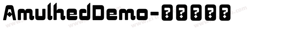 AmulhedDemo字体转换
