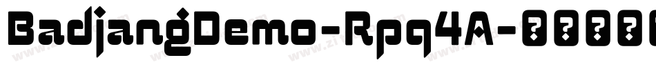 BadjangDemo-Rpq4A字体转换