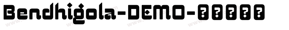 Bendhigola-DEMO字体转换