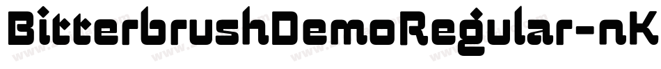 BitterbrushDemoRegular-nKo4字体转换