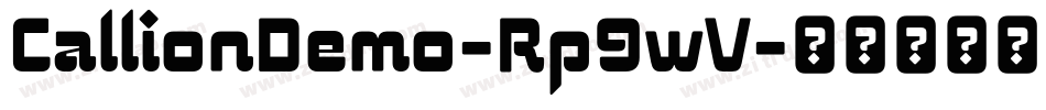 CallionDemo-Rp9wV字体转换