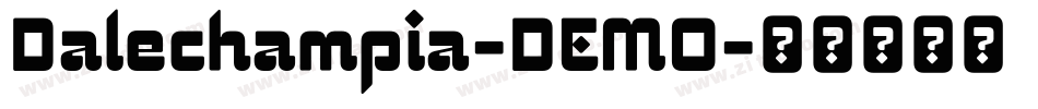 Dalechampia-DEMO字体转换