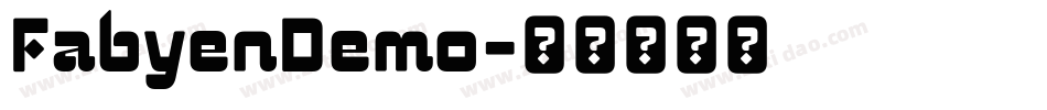 FabyenDemo字体转换