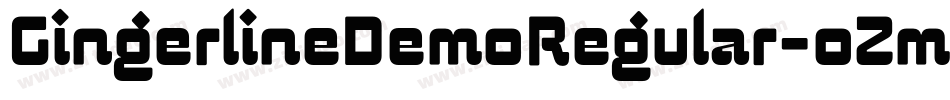 GingerlineDemoRegular-oZmx字体转换