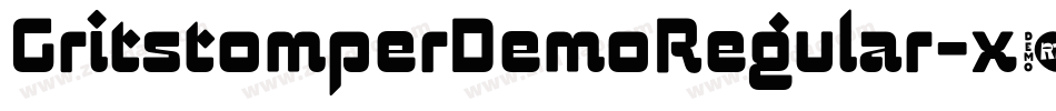 GritstomperDemoRegular-x3xdV字体转换