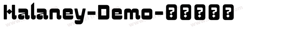Halaney-Demo字体转换