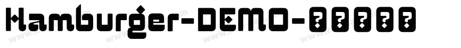 Hamburger-DEMO字体转换