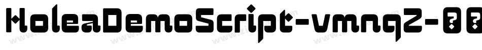 HoleaDemoScript-vmnqZ字体转换