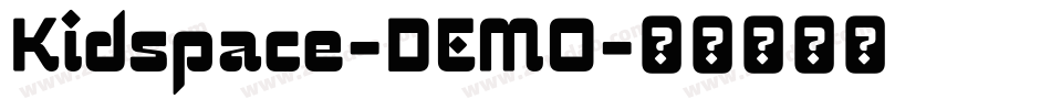 Kidspace-DEMO字体转换