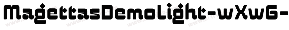 MagettasDemoLight-wXw6字体转换 MagettasDemoLight-wXw6字体转换