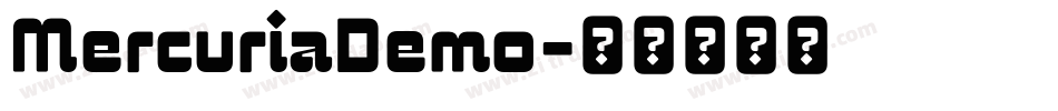 MercuriaDemo字体转换