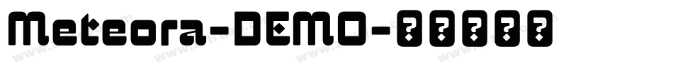 Meteora-DEMO字体转换