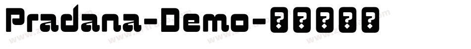Pradana-Demo字体转换