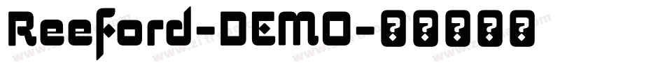 Reeford-DEMO字体转换