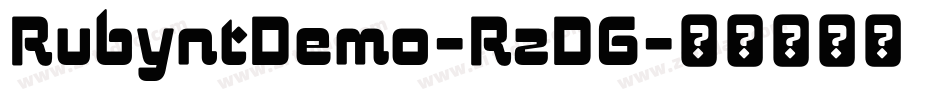 RubyntDemo-RzD6字体转换