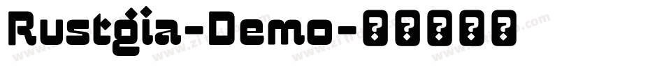 Rustgia-Demo字体转换