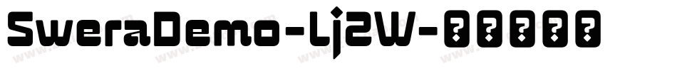 SweraDemo-Lj2W字体转换