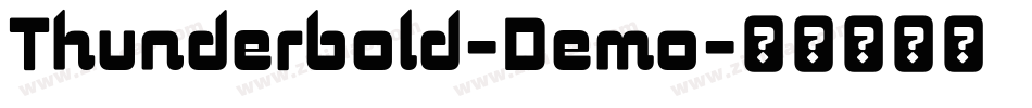 Thunderbold-Demo字体转换