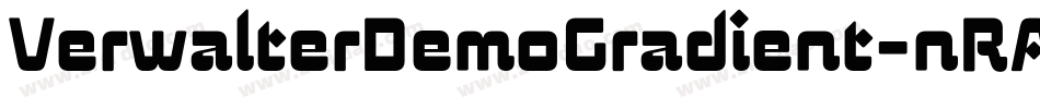 VerwalterDemoGradient-nRAaV字体转换