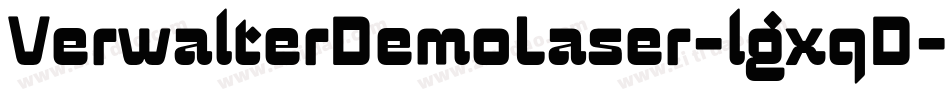 VerwalterDemoLaser-lgxqD字体转换