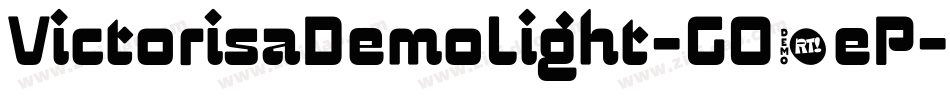 VictorisaDemoLight-GO3eP字体转换