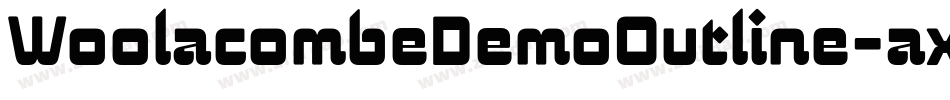 WoolacombeDemoOutline-axYwK字体转换 WoolacombeDemoOutline-axYwK字体转换