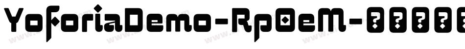 YoforiaDemo-Rp0eM字体转换