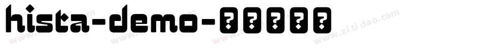 hista-demo字体转换