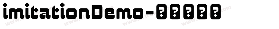 imitationDemo字体转换