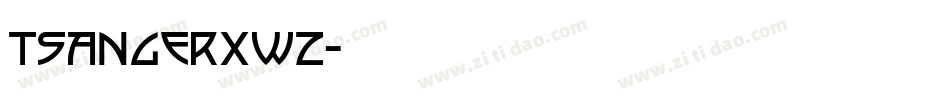 TsangerXWZ字体转换