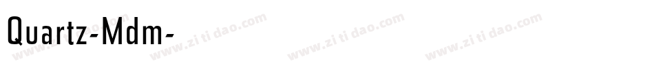 Quartz-Mdm字体转换