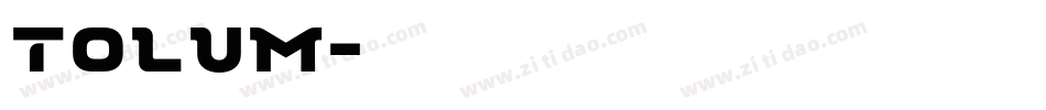 Tolum字体转换