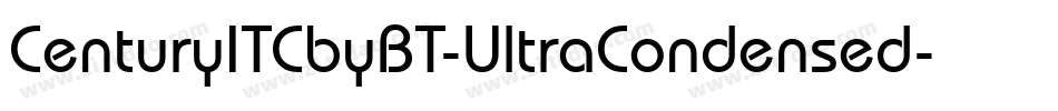 CenturyITCbyBT-UltraCondensed字体转换