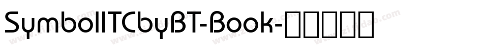 SymbolITCbyBT-Book字体转换