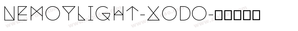 NemoyLight-xOdO字体转换