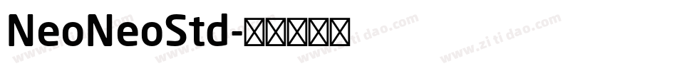 NeoNeoStd字体转换