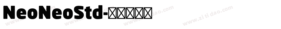 NeoNeoStd字体转换