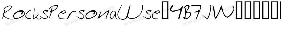 RocksPersonalUse-4B7JW字体转换